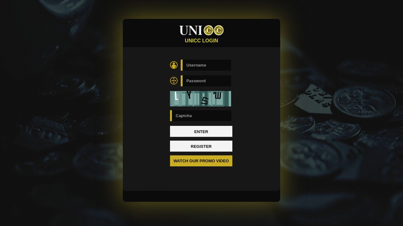 Screenshot of Unicc.cz