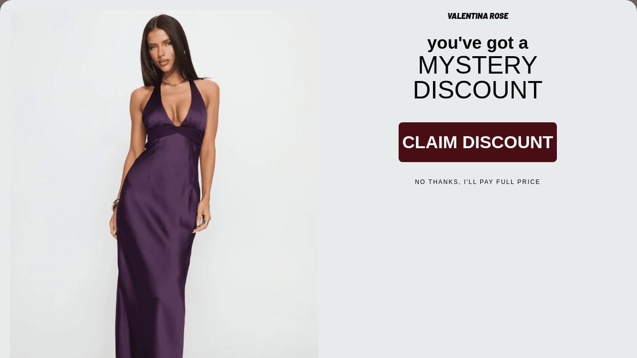 Screenshot of Valentina-rose.com
