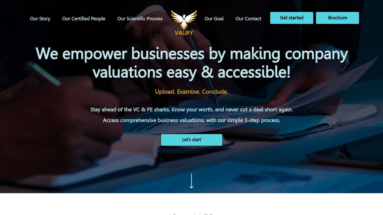 Screenshot of Valifyglobal.com