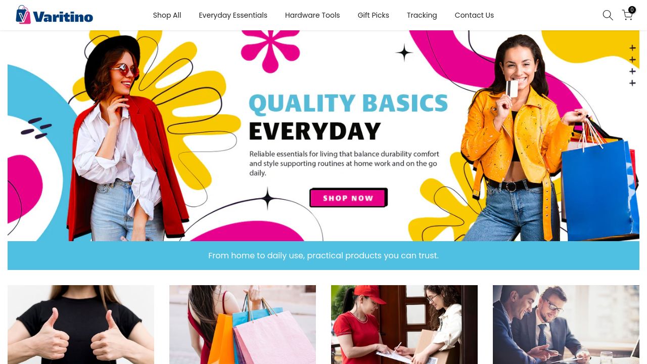 Screenshot of Varitino.com