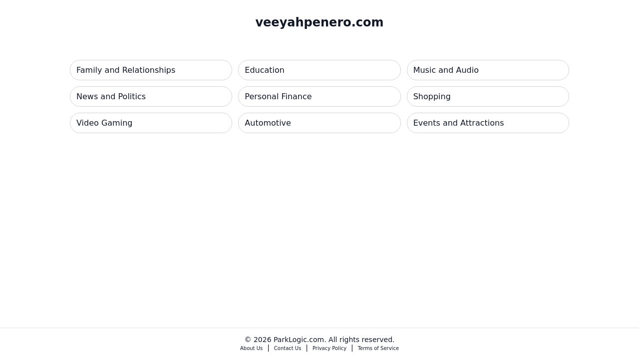 Screenshot of Veeyahpenero.com