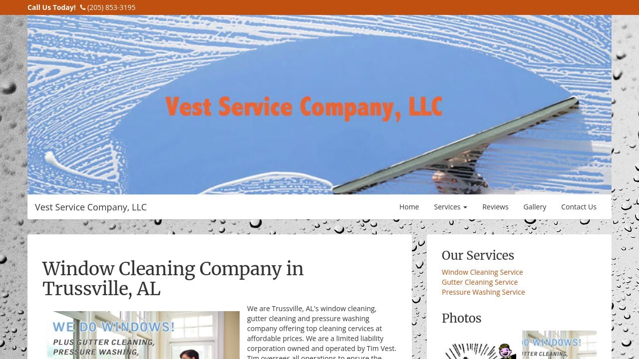 Screenshot of Vestservicecompanyllc.com