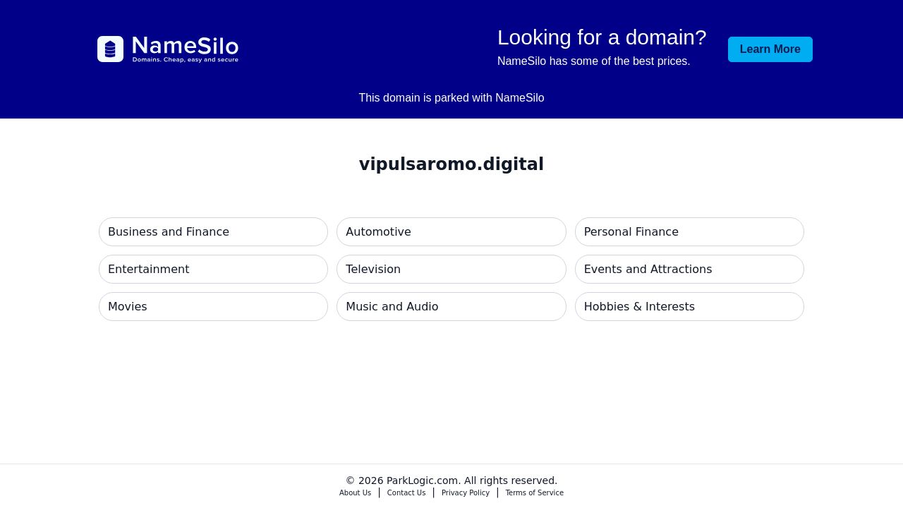 Screenshot of Vipulsaromo.digital
