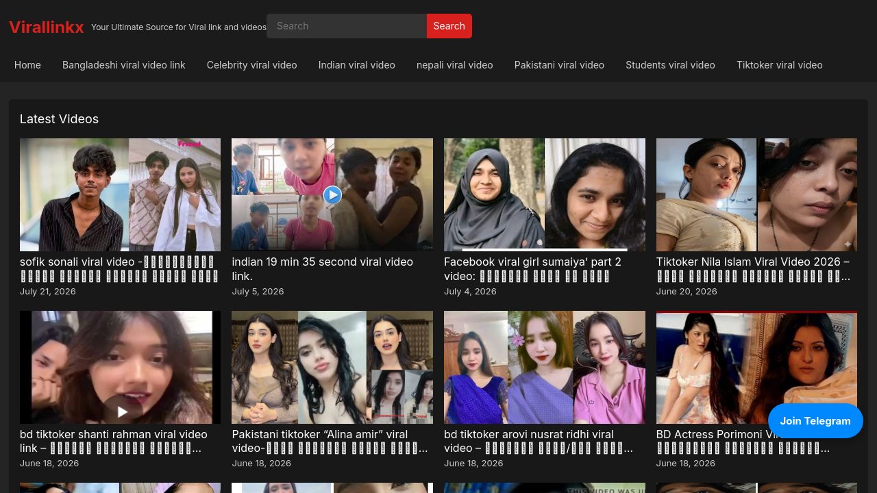 Screenshot of Virallinkx.com