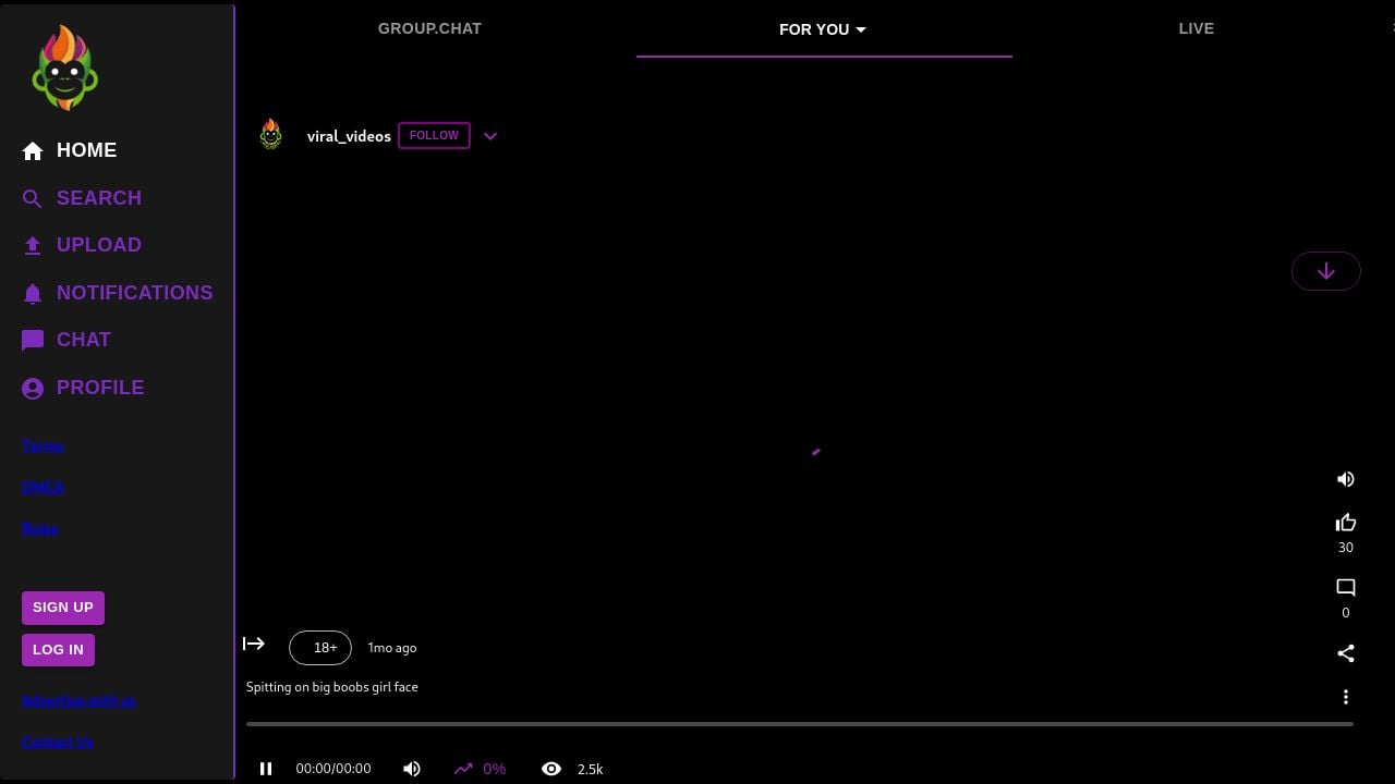 Screenshot of Viraly.wtf