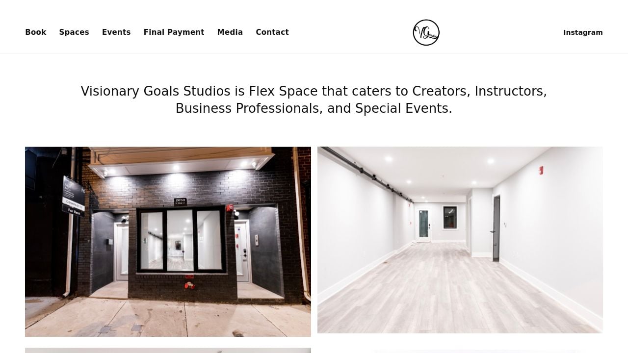 Screenshot of Visionarygoals.online