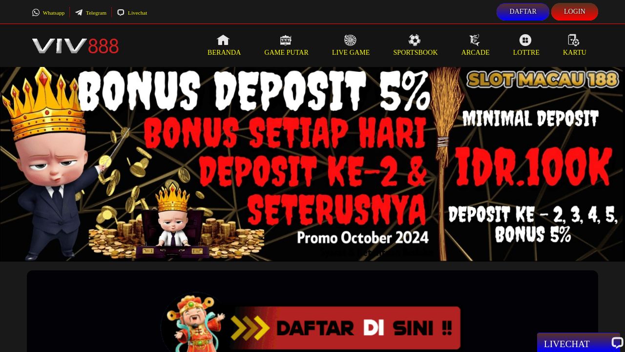 Screenshot of Viv888.net