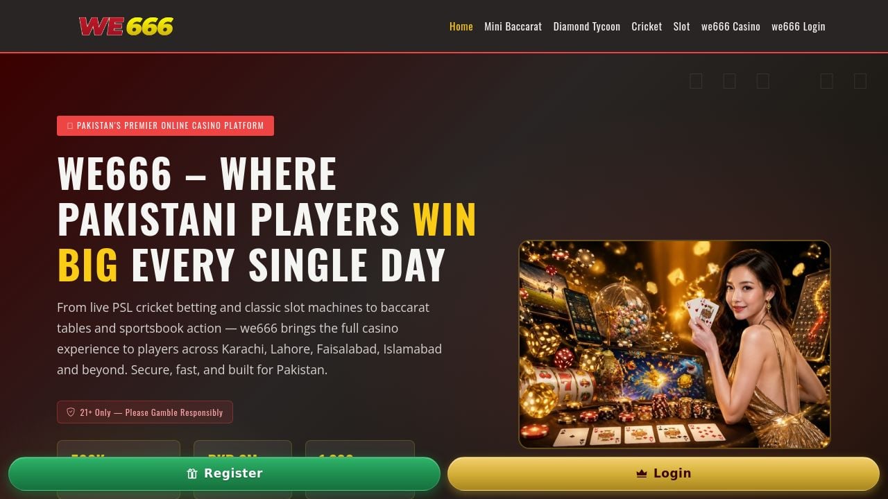 Screenshot of We666.biz