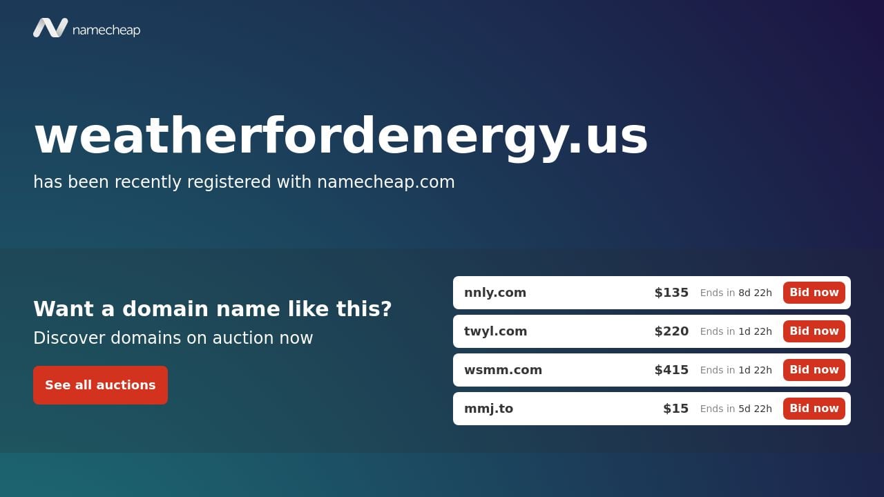 Screenshot of Weatherfordenergy.us