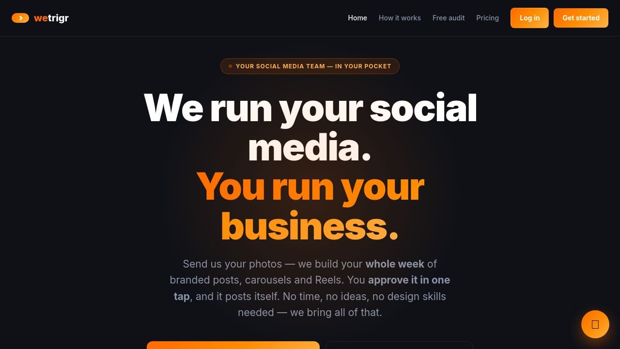Screenshot of Wetrigr.com