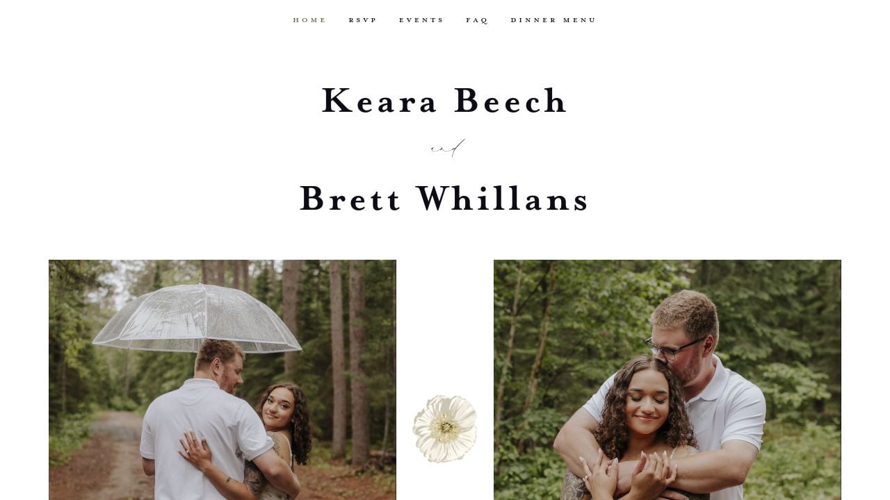 Screenshot of Whillanswedding.com