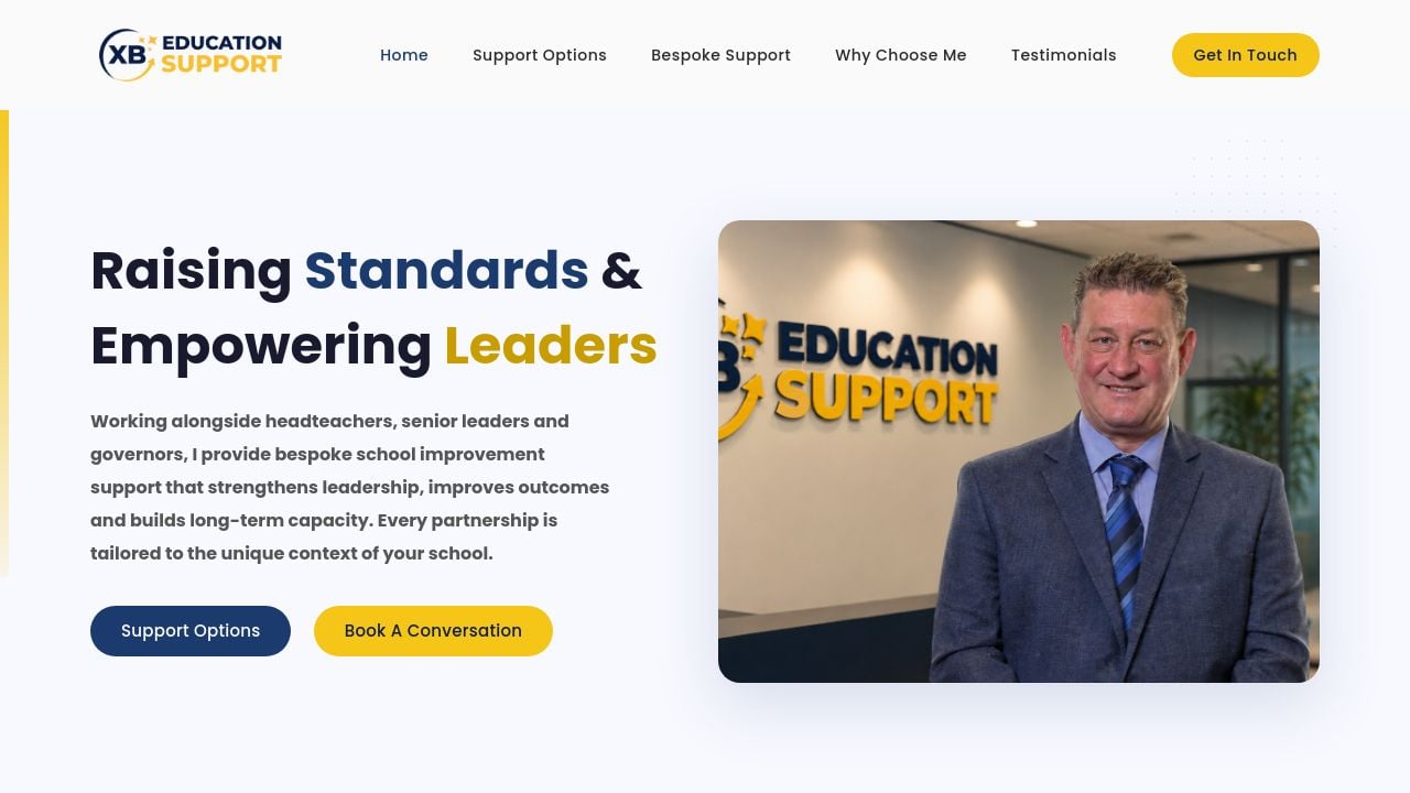 Screenshot of Xbeducationsupport.com