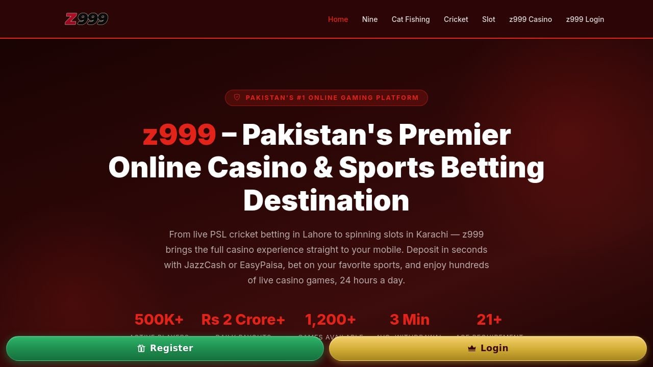 Screenshot of Z999.bio