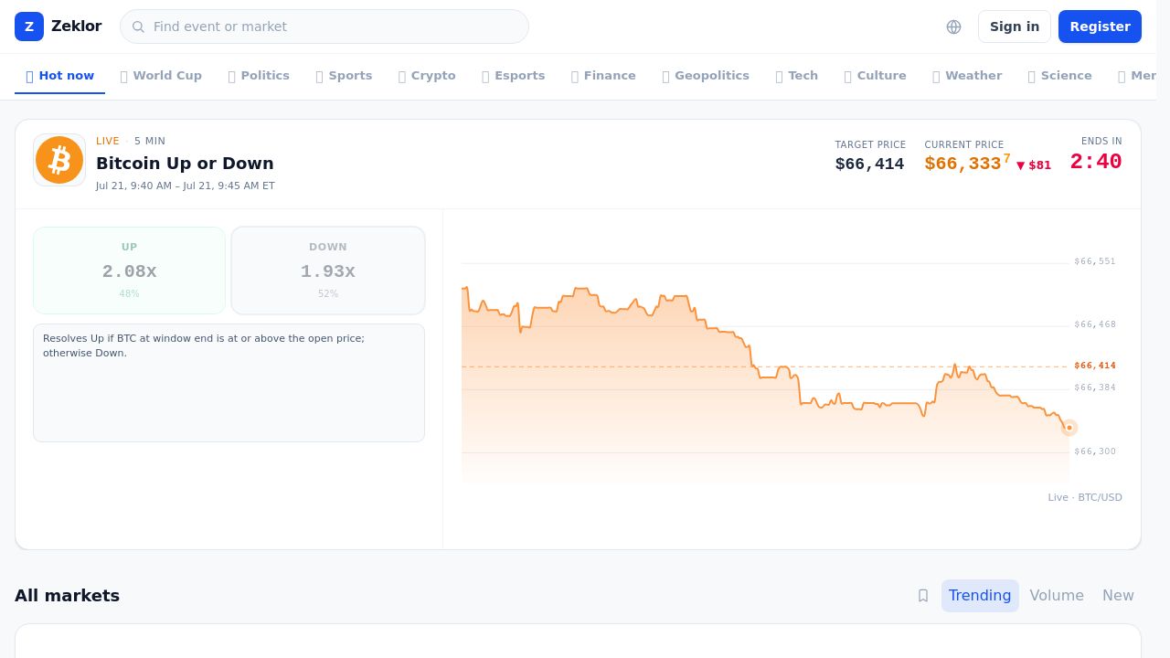 Screenshot of Zeklor.com