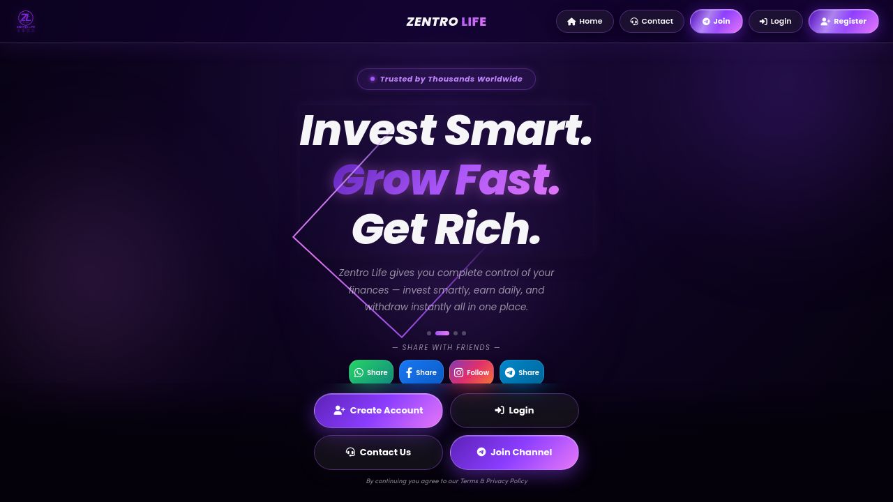 Screenshot of Zentrolife.pk