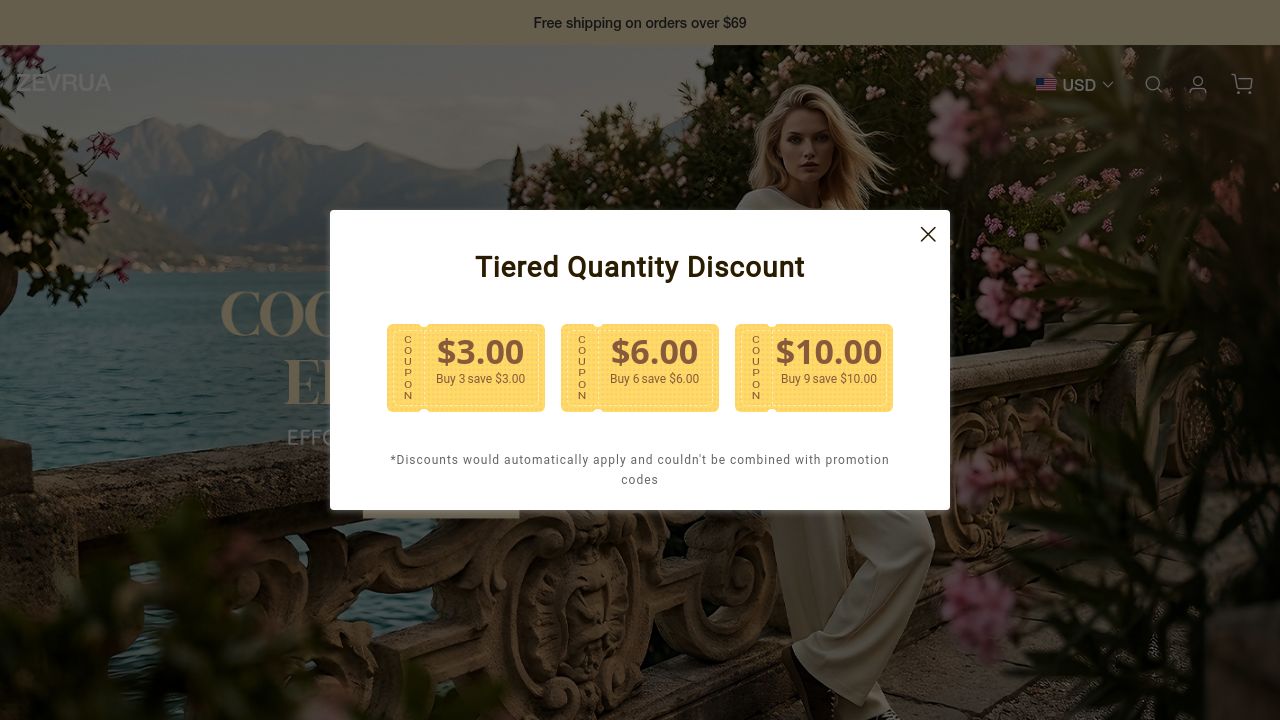 Screenshot of Zevrua.com