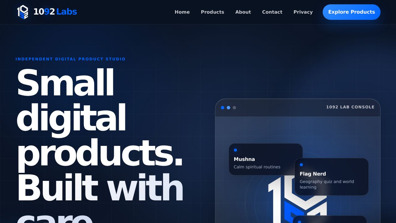 Screenshot of 1092labs.com
