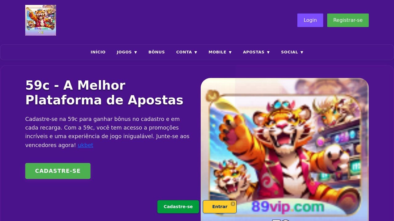 Screenshot of 59cpm.com