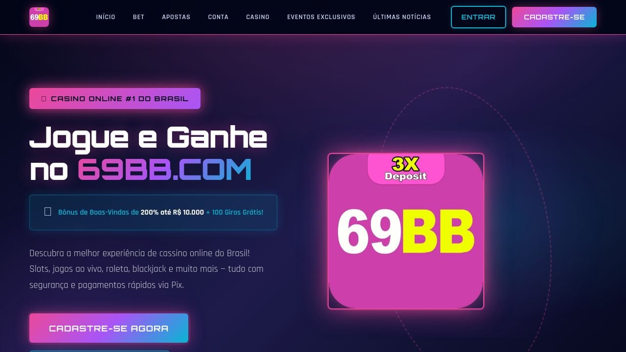 Screenshot of 69bbcom.com