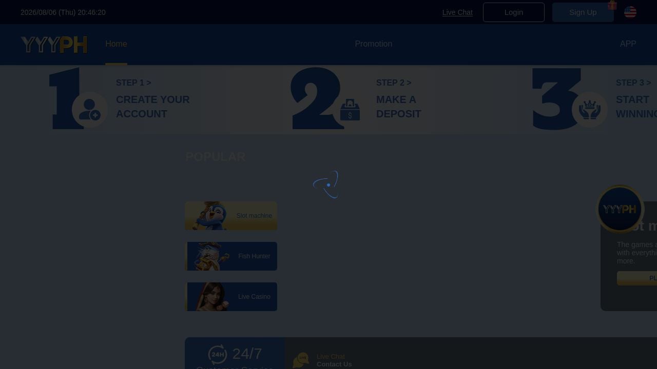 Screenshot of 7yyyph.com