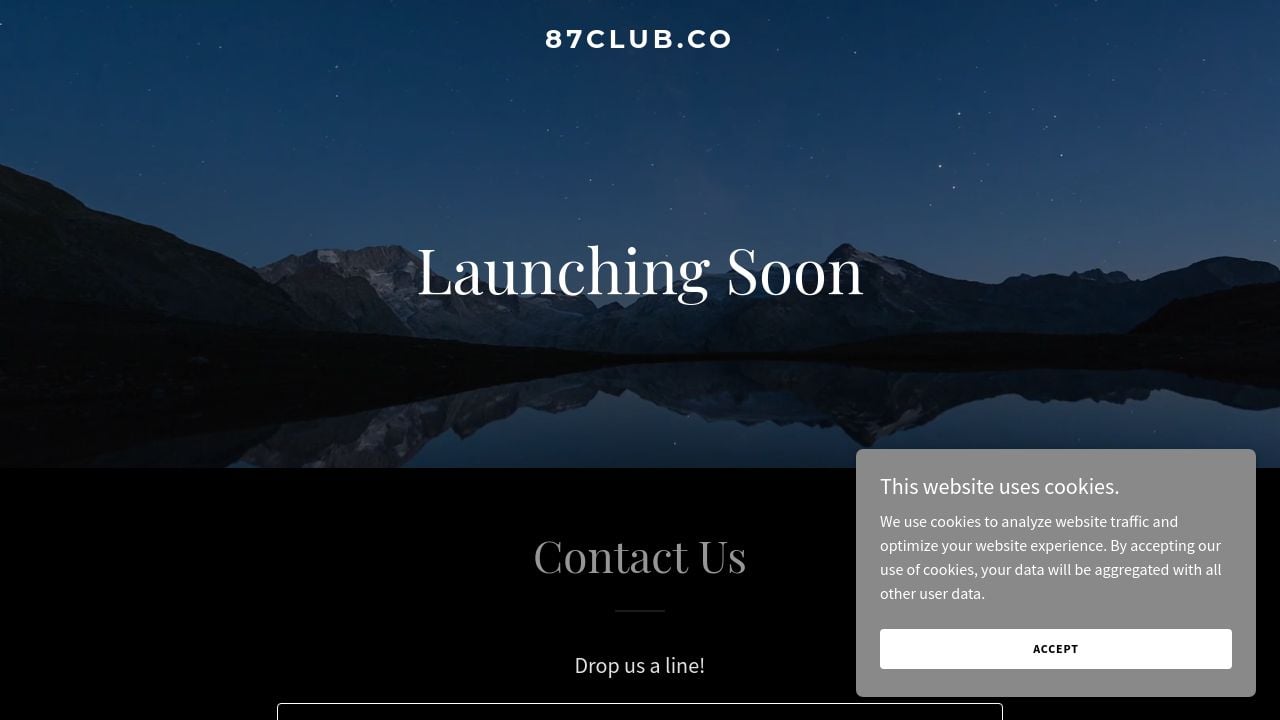 Screenshot of 87club.co