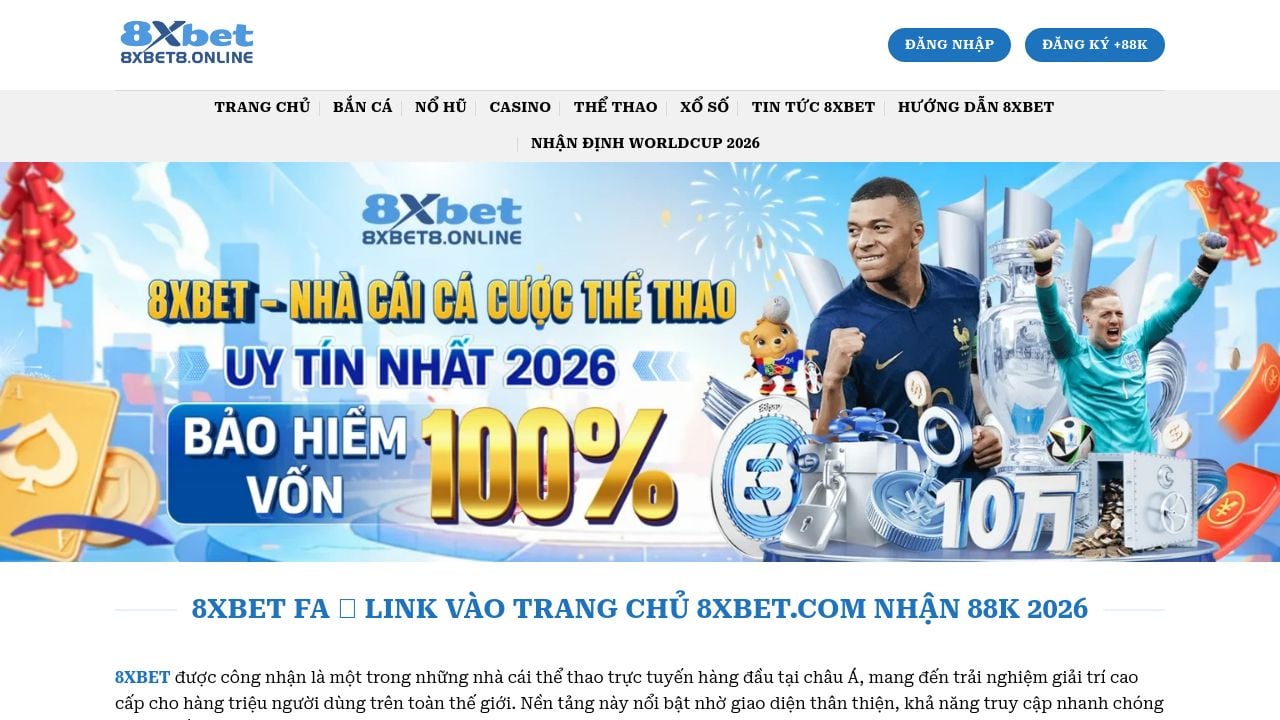 Screenshot of 888xbetth.com