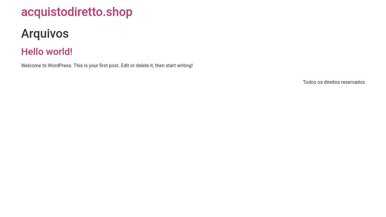 Screenshot of Acquistodiretto.shop