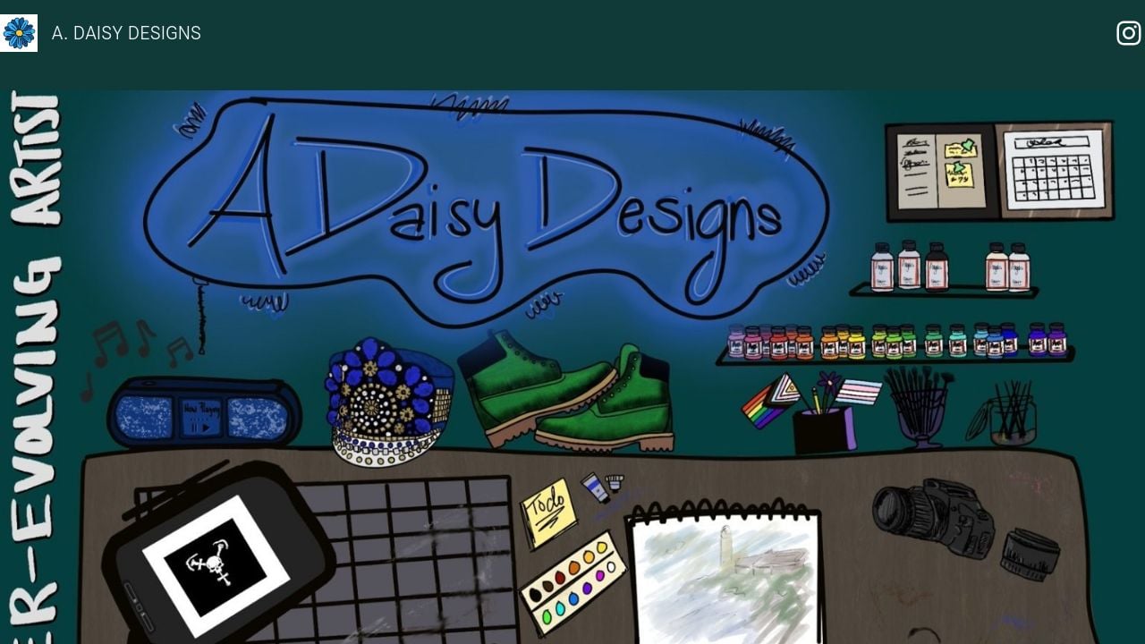 Screenshot of Adaisydesigns.studio