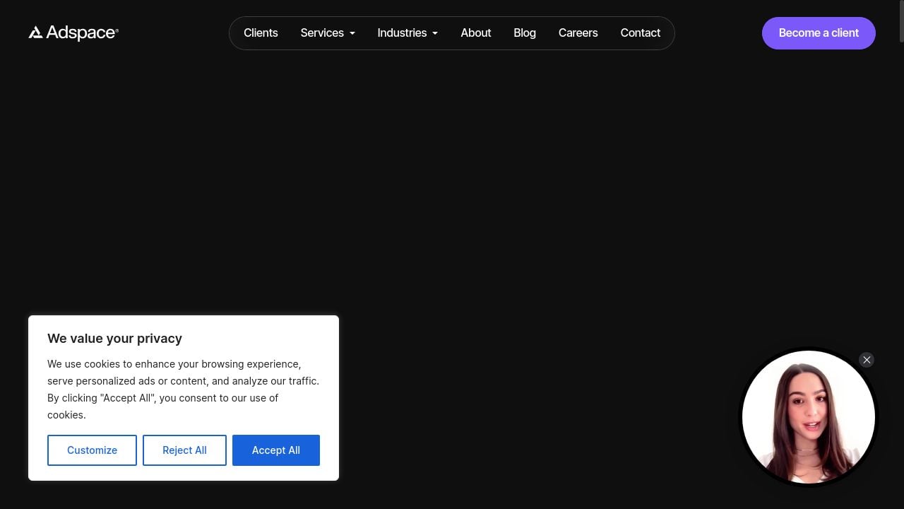 Screenshot of Adspace-paid-growth.com