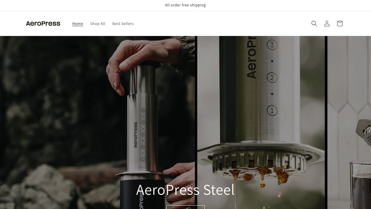 Screenshot of Aerokits.shop