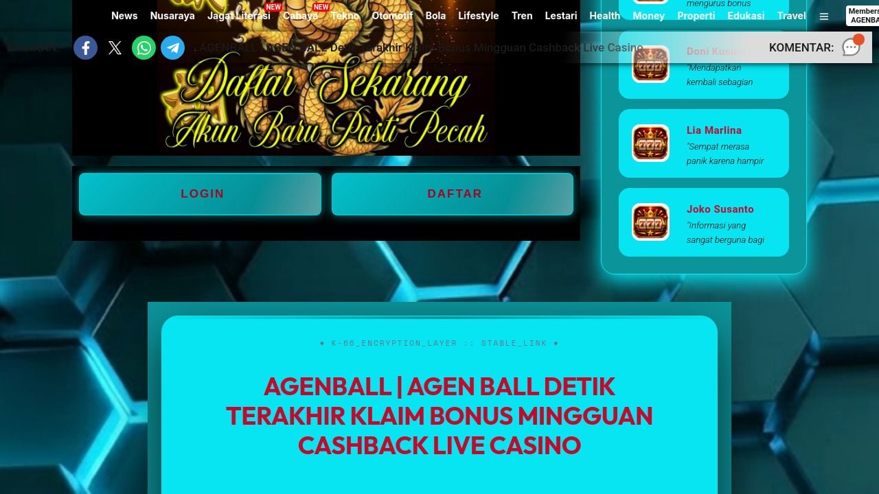 Screenshot of Agenball.com