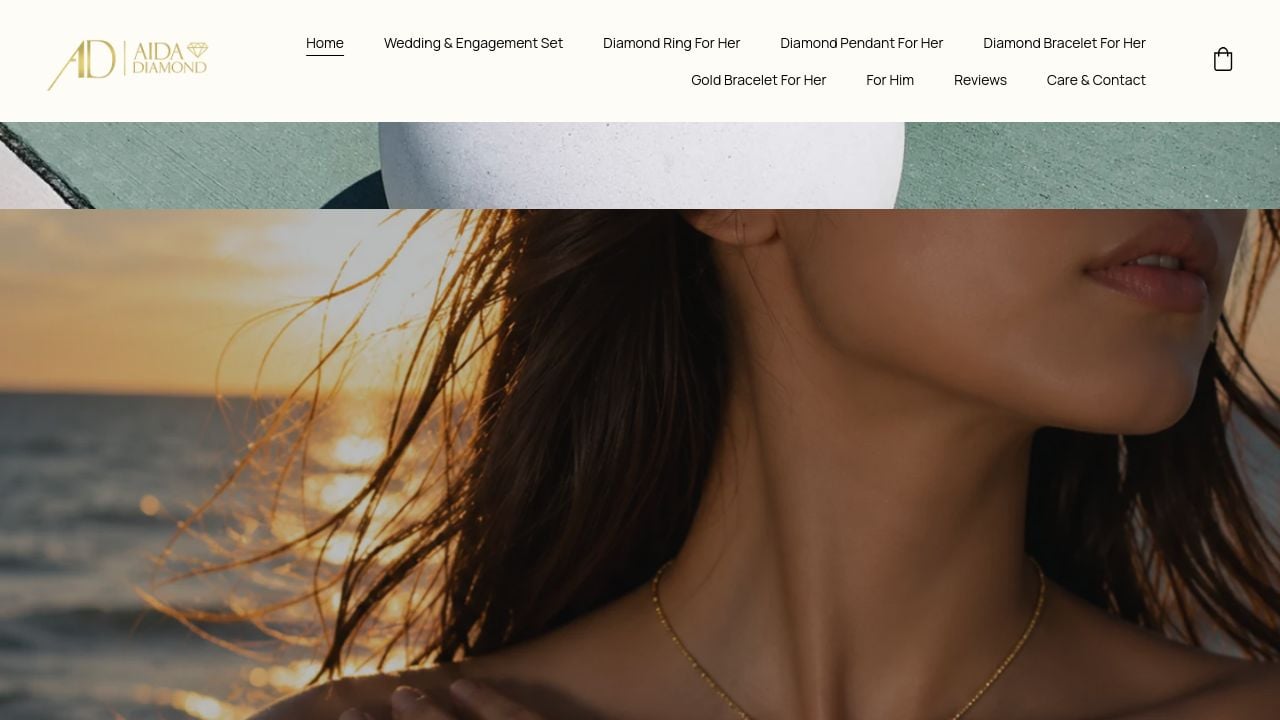 Screenshot of Aidadiamond.jewelry