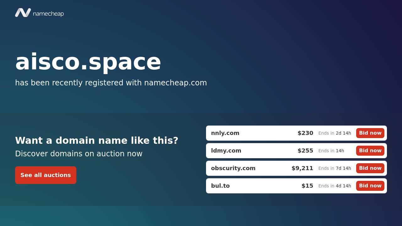 Screenshot of Aisco.space
