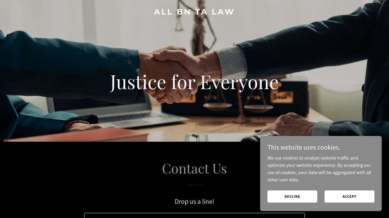 Screenshot of Allbntalaw.com