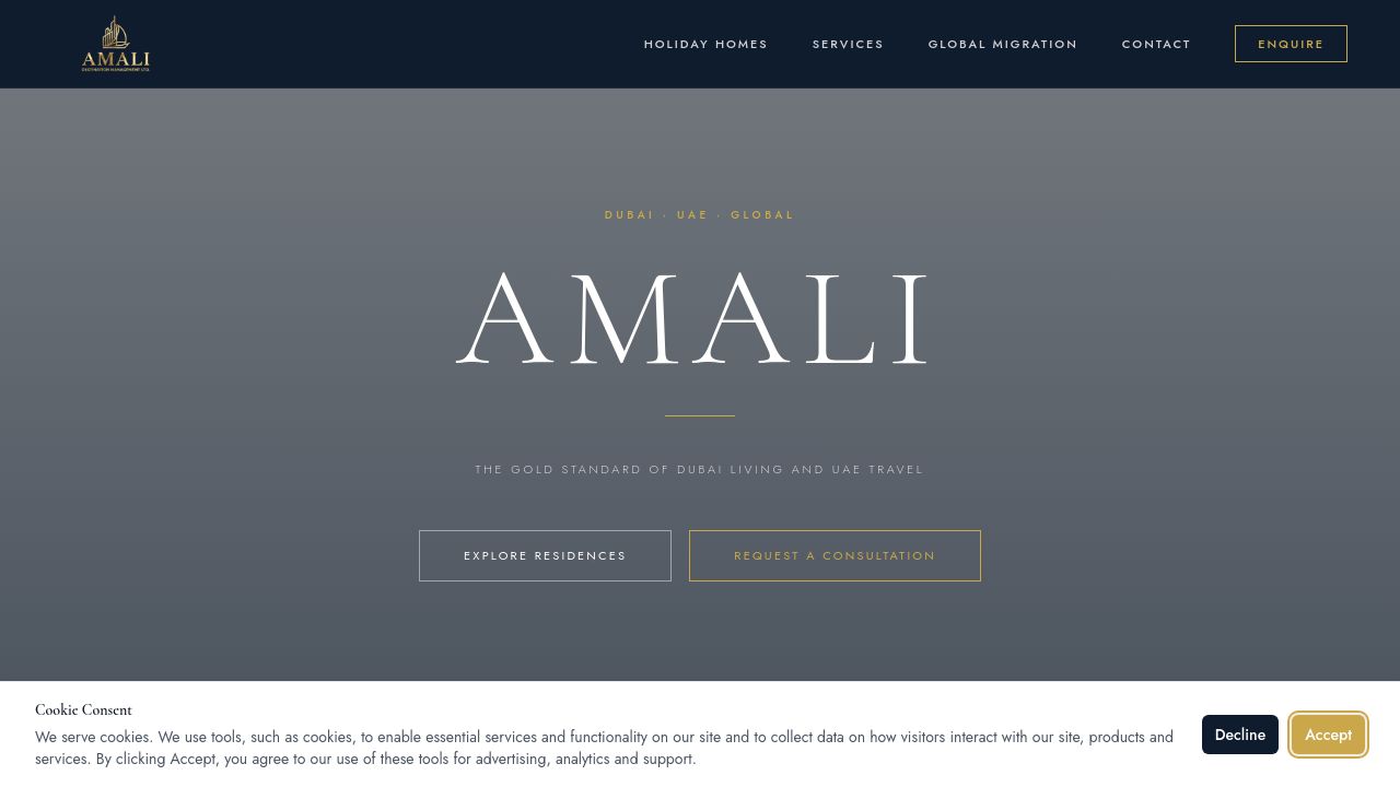 Screenshot of Amalidmc.com
