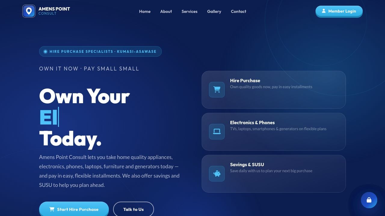 Screenshot of Amenspointconsult.com