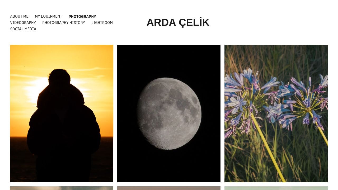 Screenshot of Ardaphotography.com