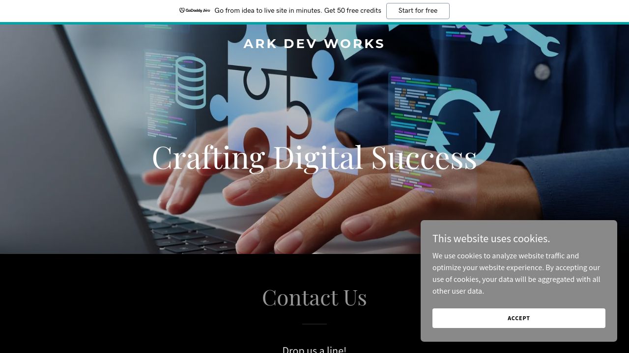 Screenshot of Arkdevworks.com
