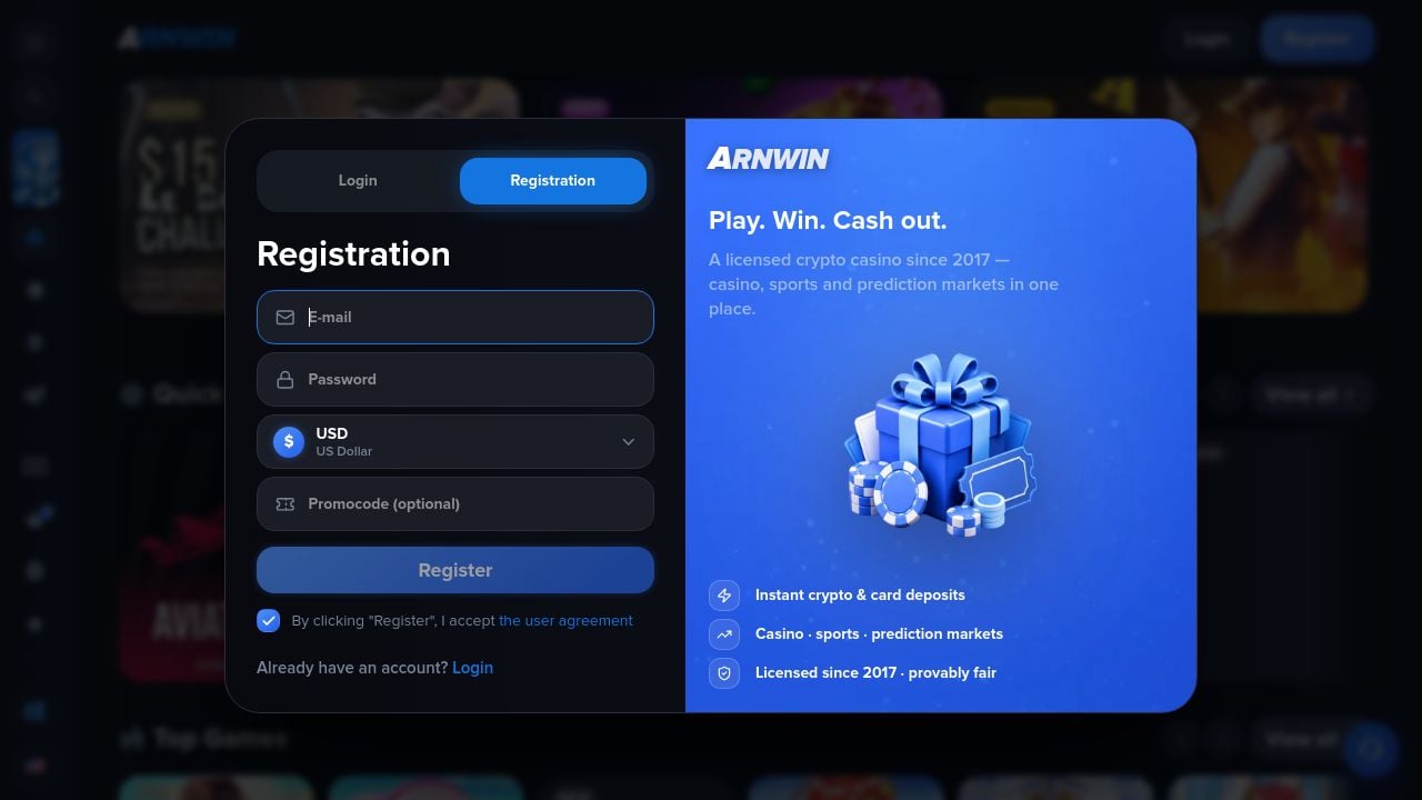 Screenshot of Arnwin.com