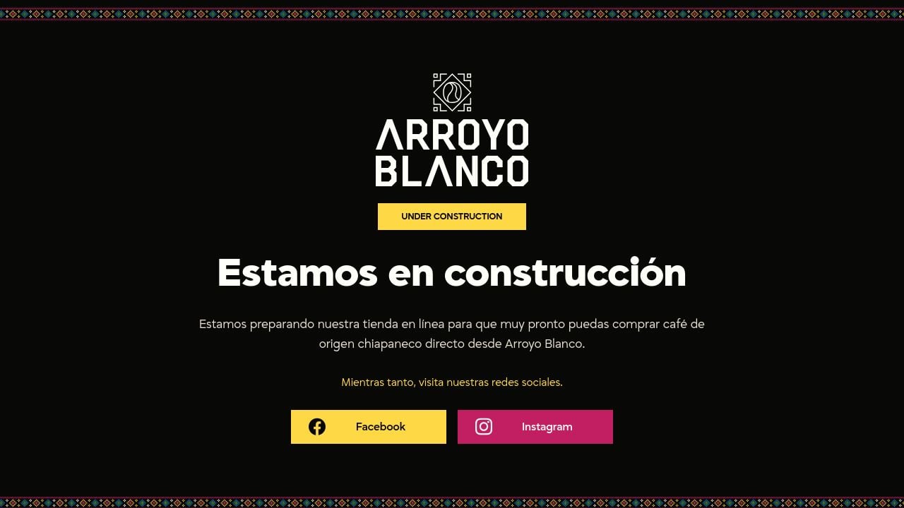Screenshot of Arroyoblanco.mx