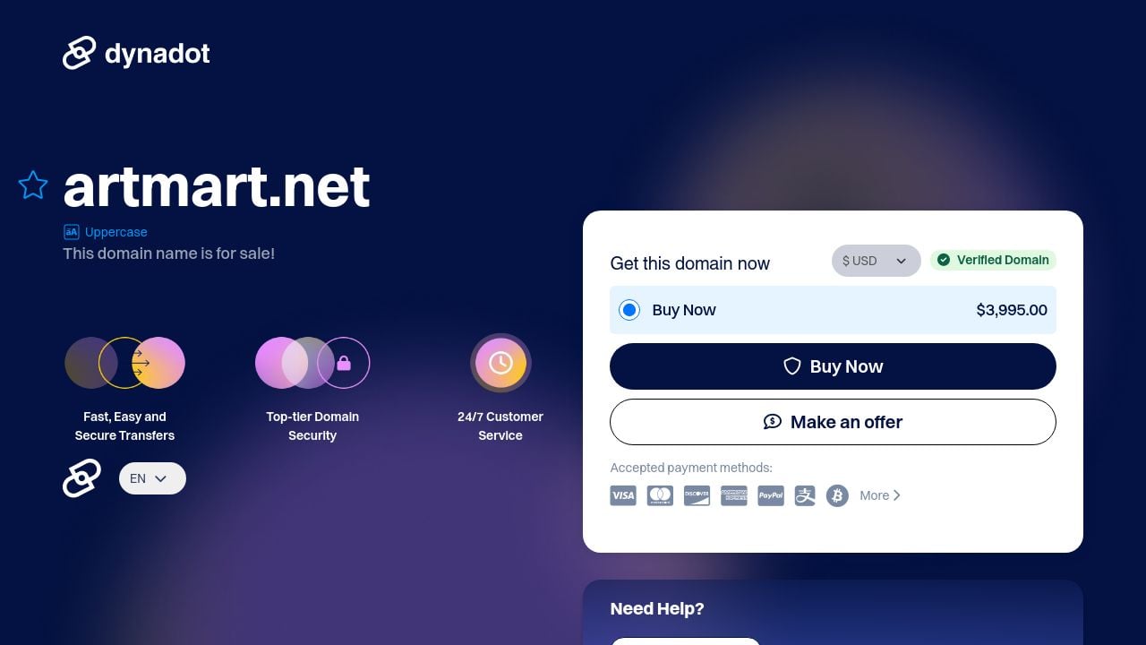 Screenshot of Artmart.net