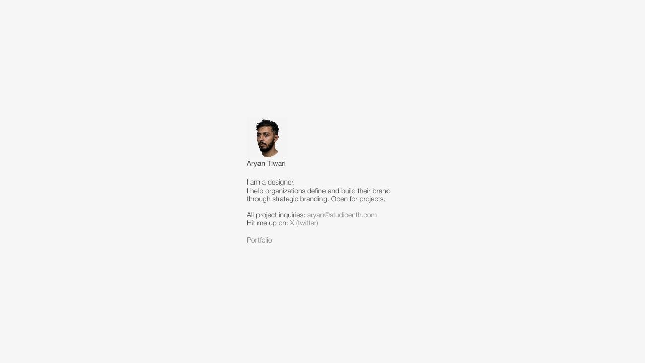 Screenshot of Arytiwari.com