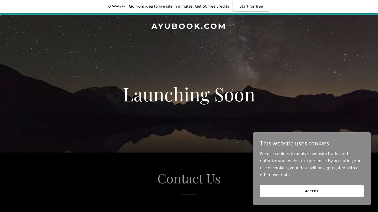 Screenshot of Ayubook.com