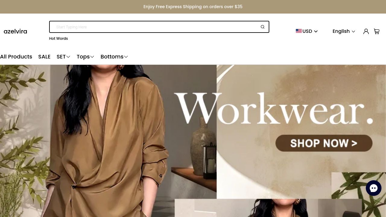 Screenshot of Azelvira.com