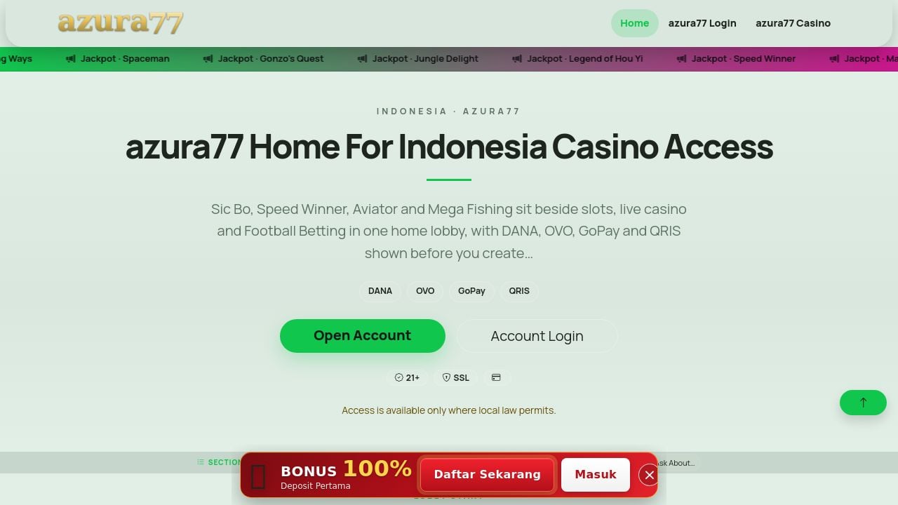 Screenshot of Azura77.asia