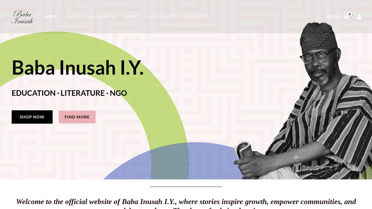 Screenshot of Babainusah.com