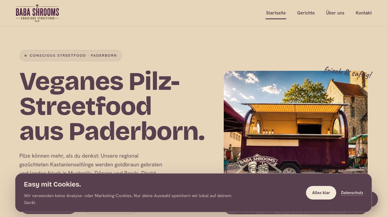 Screenshot of Babashrooms.de