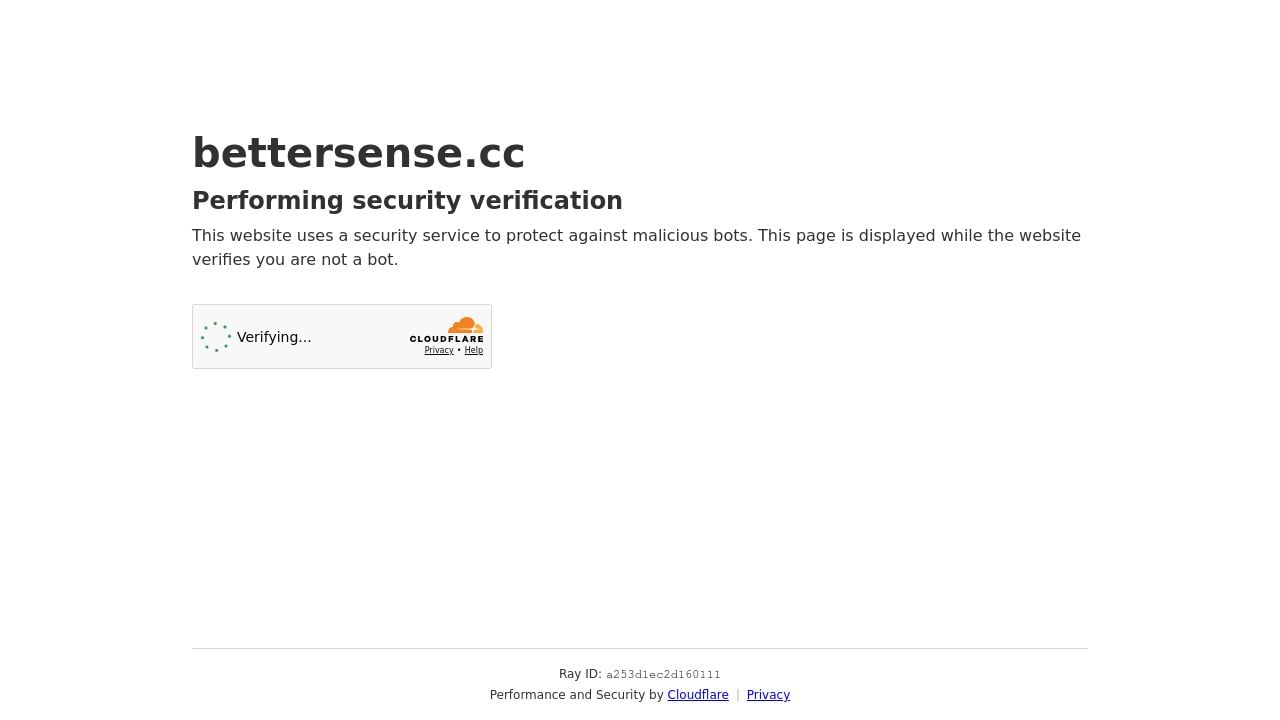 Screenshot of Bettersense.cc