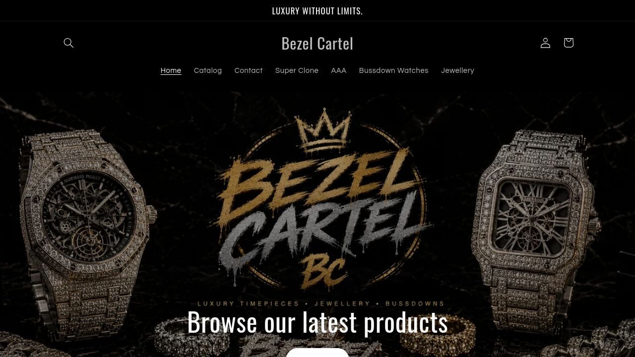 Screenshot of Bezelcartel.com