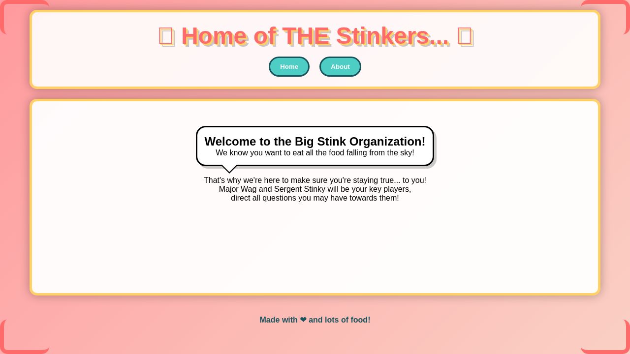 Screenshot of Bigstink.org